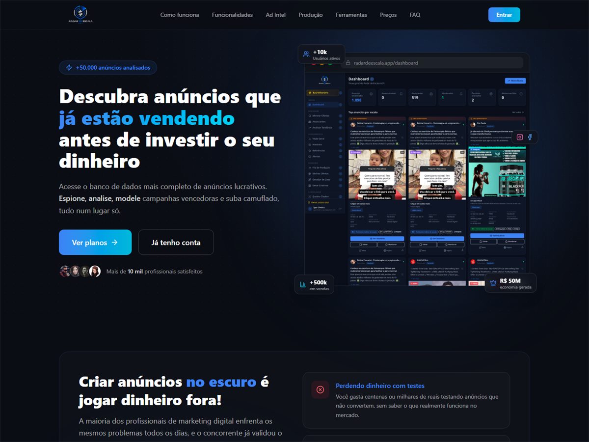 Plataforma Radar de Escala ADS